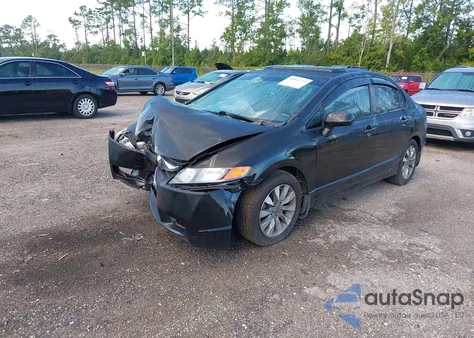 2009 Honda Civic Ex из США, поврежденный, VIN 19XFA16879E031194